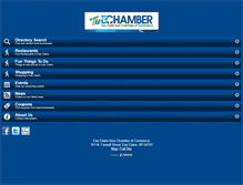 Tablet Screenshot of eauclairebusiness.com